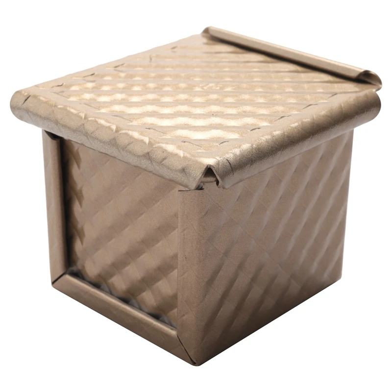 

Square Loaf Pan With Lid Toast Mold Bread Pan Pullman Loaf Pan With Cover Non-Stick Mini Water Cube Toast Box