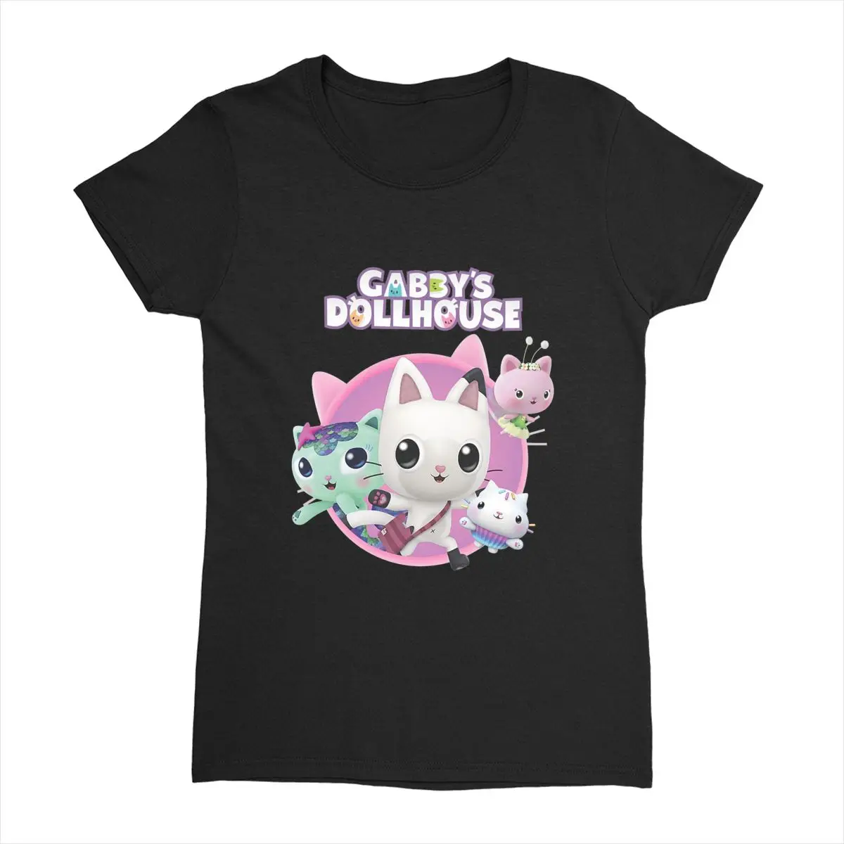 Хлопковая футболка для кукольного домика Gabbys унисекс повседневные футболки в