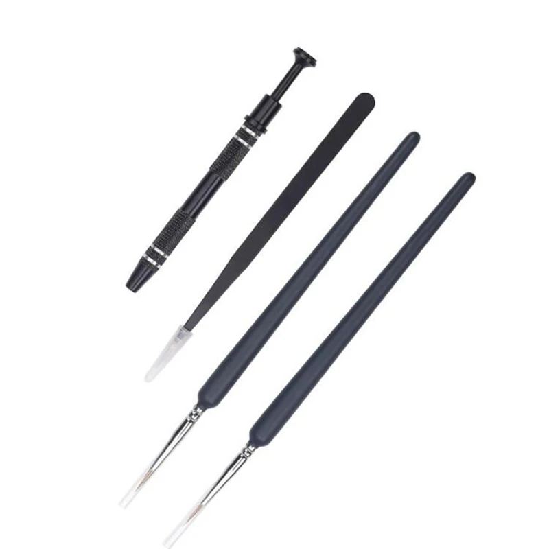 

HOT SALE Mechanical Keyboard Lubing Set Keyboard Tweezers Lube Tool Brush, Stem Picker Holder, Keycaps Puller, Switch Puller