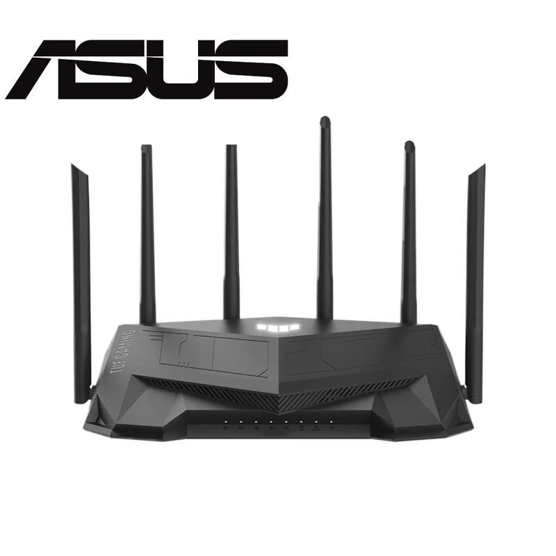 

ASUS TUF-AX5400 WiFi 6 Gaming Router AX5400 TUF Gaming Dual Band With Dedicated Gaming Port, 3 Steps Port Forwarding AiMesh WiFi
