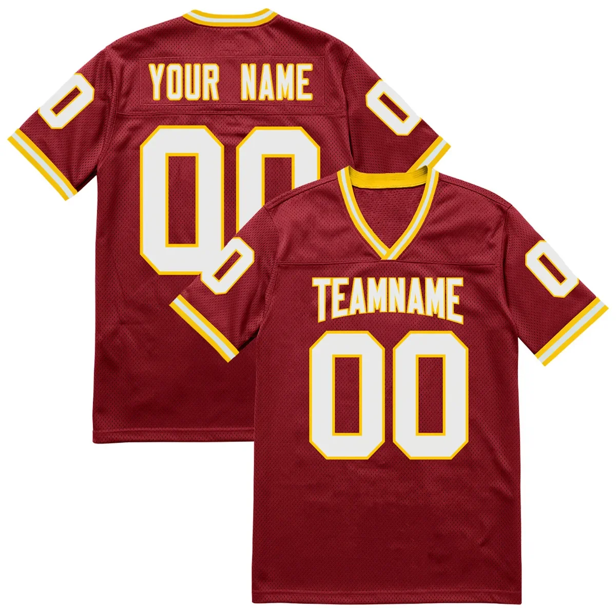Personalized Custom American Football Jersey Embroidery Team Name Number Stitched Shirt Outdoor Game Rugby Men