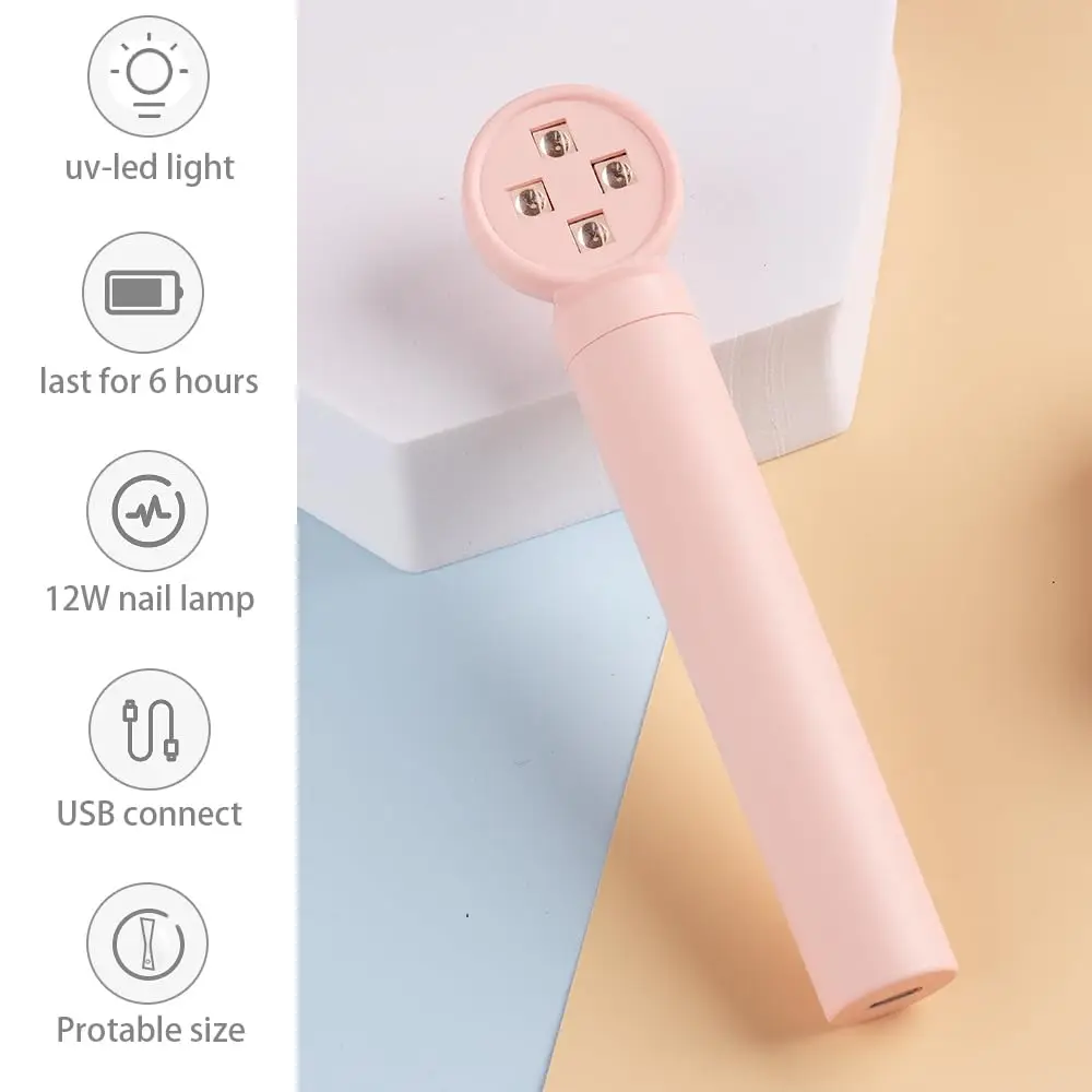 CNHIDS УФ-лампа для гель-лака ногтей мини-лампа Портативная Сушилка с подставкой