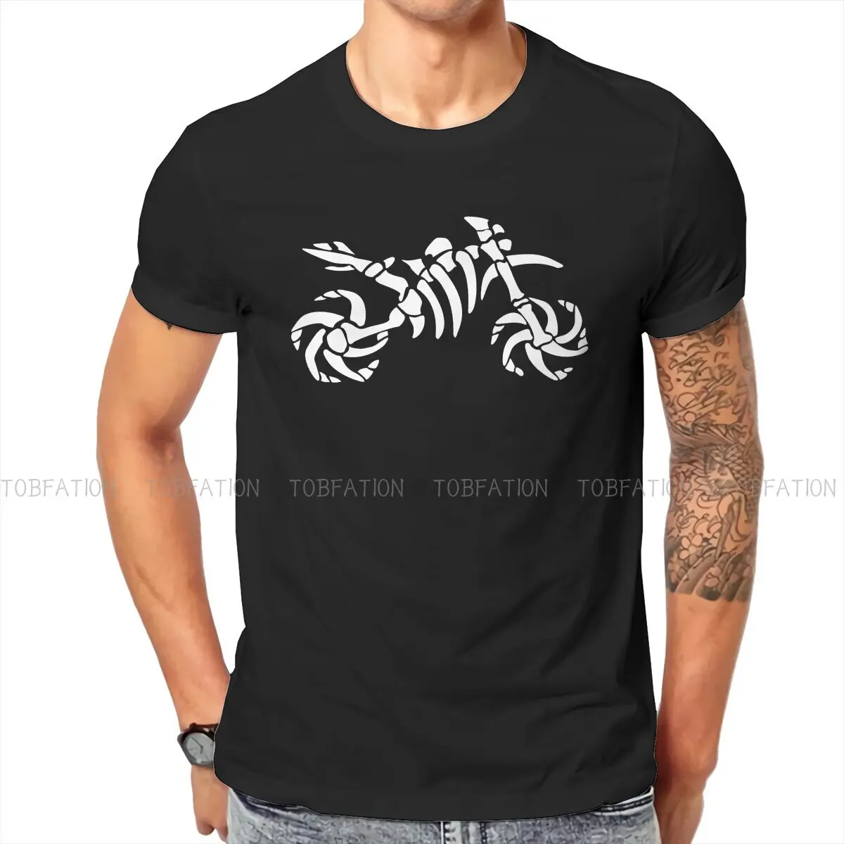 

Enduro Cross Motorcycle Racing Newest TShirt for Men Enduroskelet Sketen Round Collar Basic T Shirt Birthday Gifts OutdoorWear