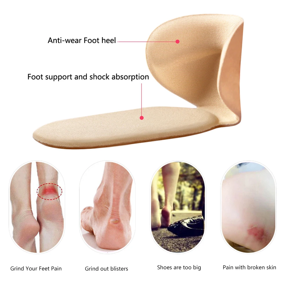 Forefoot Pads for Women High Heels Shoes Anti-slip Insert Foot Ball of Cushions Forefoot Socks Heel Liner Protector Dropshipping