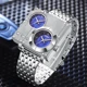 Luxury Big Szie Watch For Men Oulm Top Brand Man Military Gold Wristwatch Male Quartz Clock Men's Sport Watches Reloj Hombre Other Image