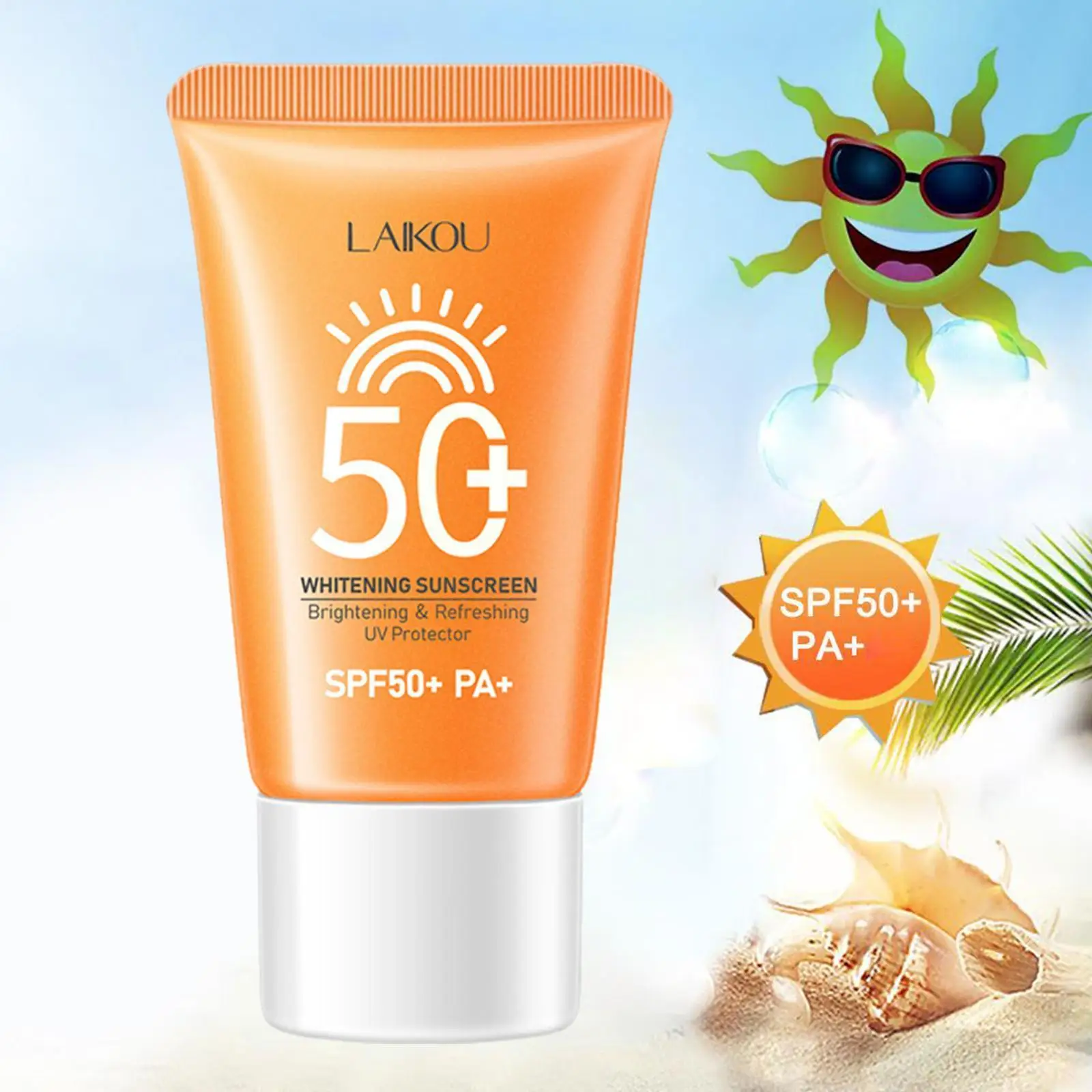 

Отбеливающий солнцезащитный крем для лица с SPF 50 +, антивозрастной, увлажняющий, окисляющий дневной крем Q7T1