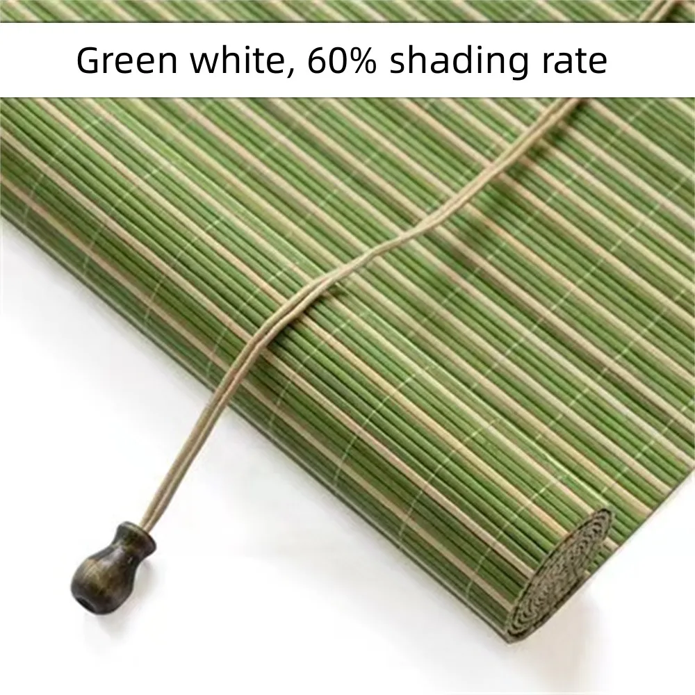 Бамбуковые шторы с подъемником роликовые для балкона чайной комнаты сада улицы