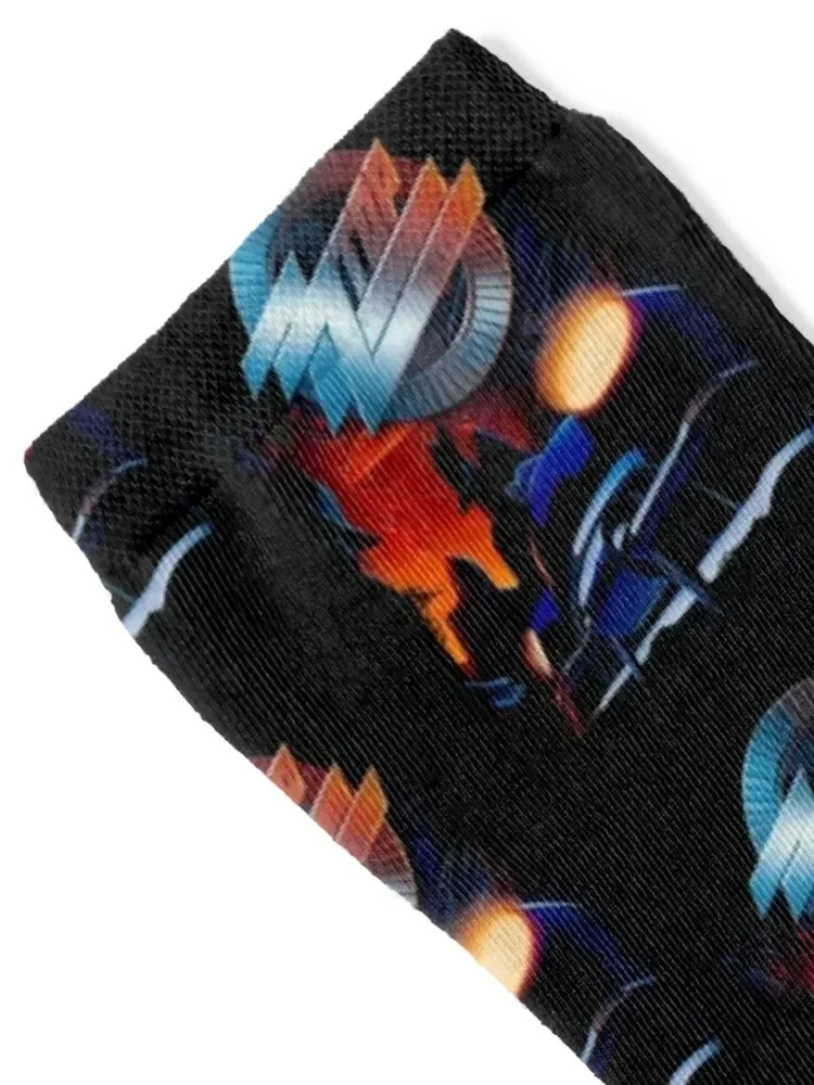 Винтажные носки ZZTOP Rock Music 2024 - альбомы с логотипом в стиле ретро модные теплые