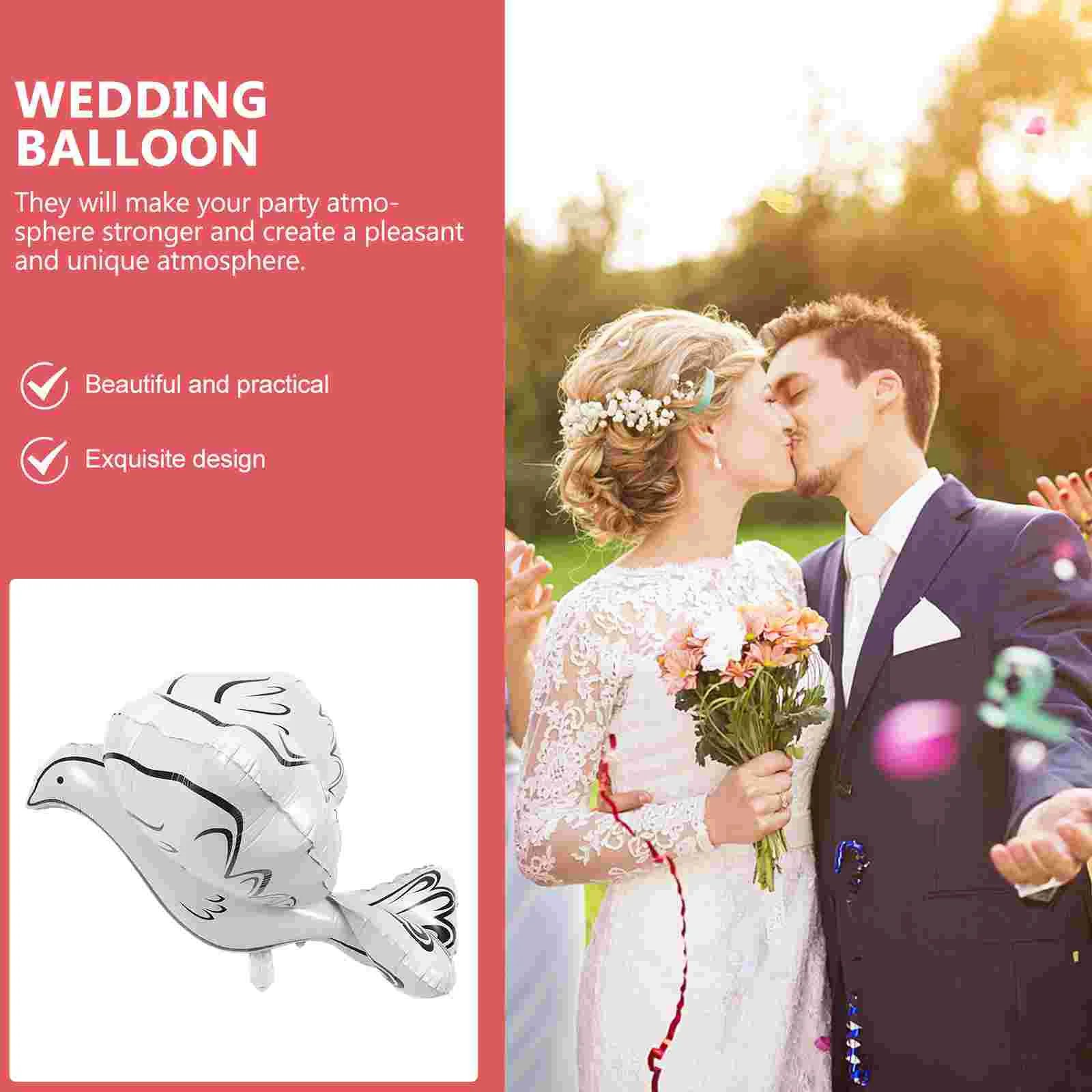 Мемориальные воздушные шары Втрата любимых одного голубя Декоративная