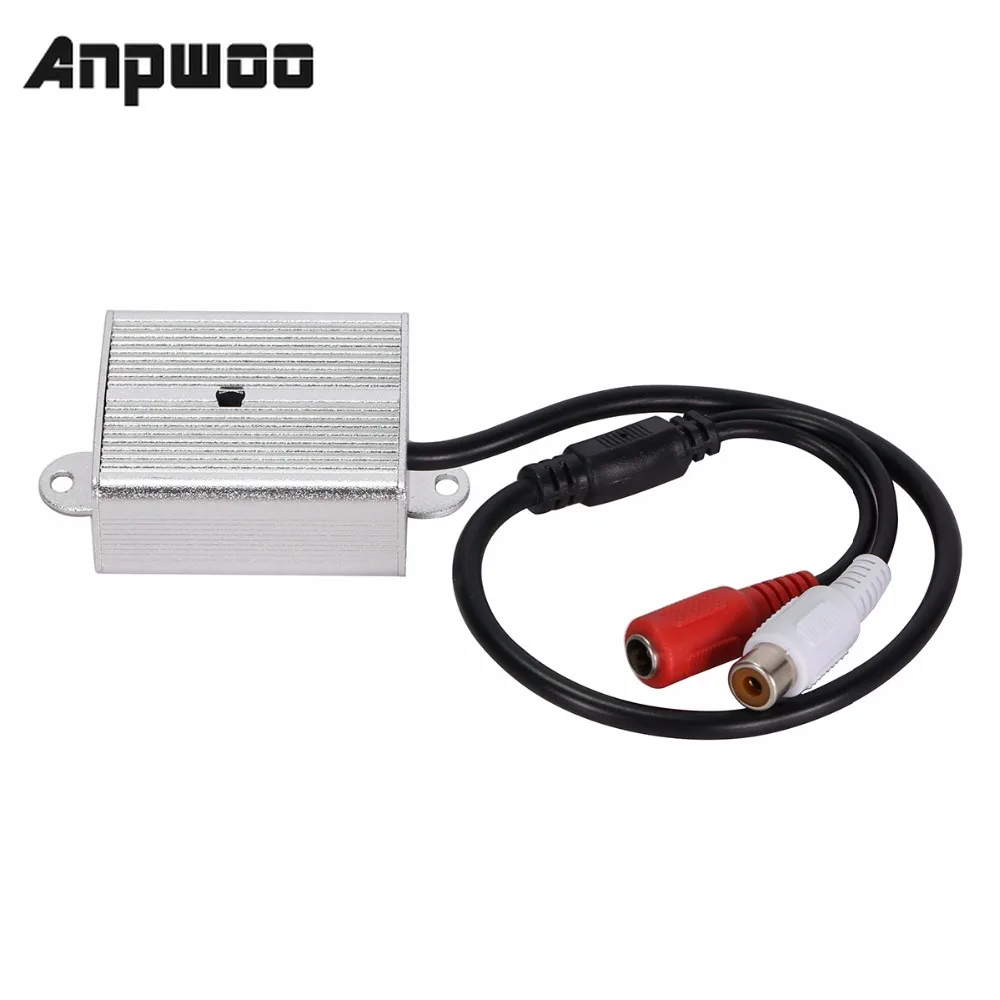 

Adjustable Mini Microphone Pickup Sound Monitor Audio Monitoring Pick Up Device Metal For Security DVR CCTV Accessories
