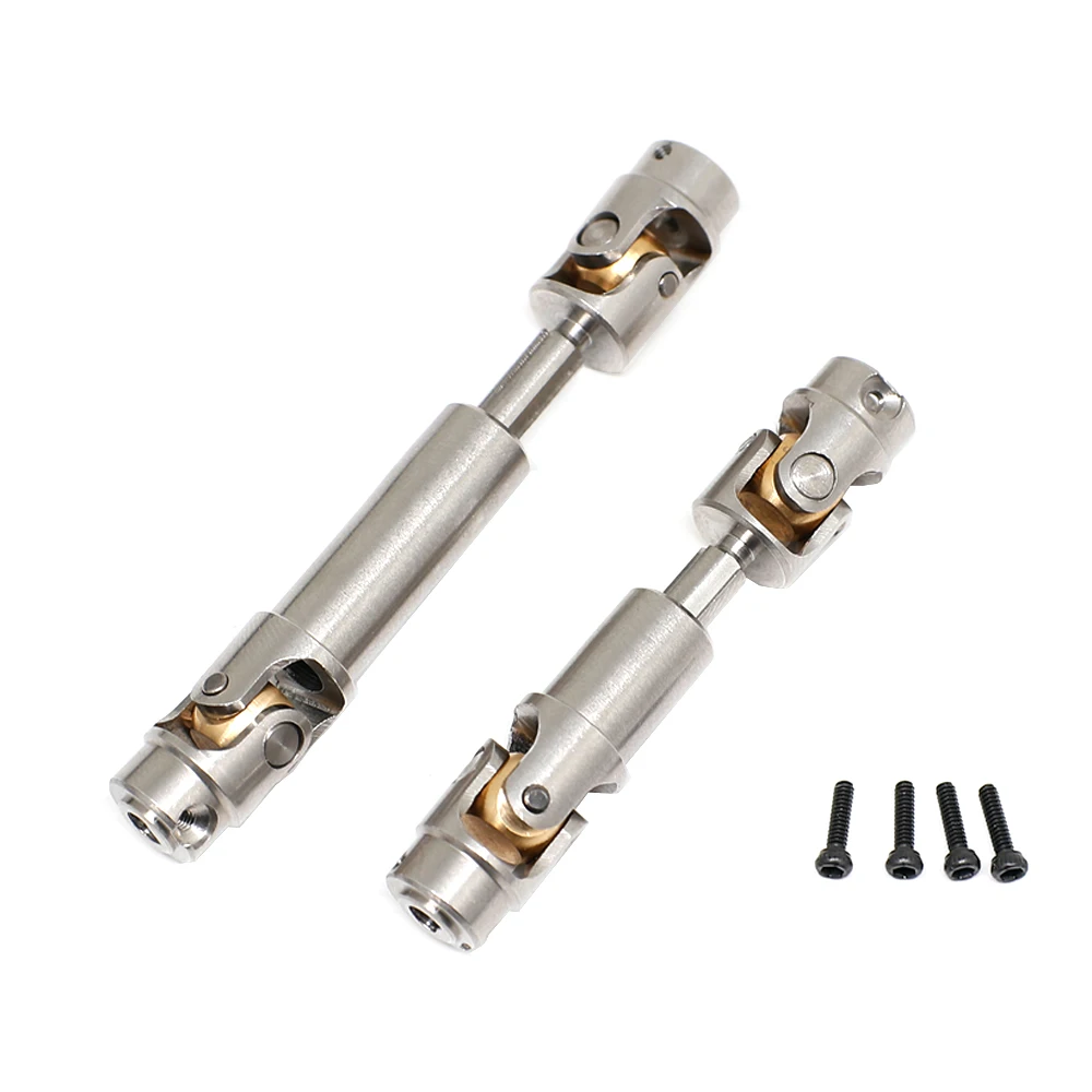 

NEW Stainless Steel Center Drive Shafts for 1/18 RC Crawler TRX4M TRX-4M RC Upgraded Parts