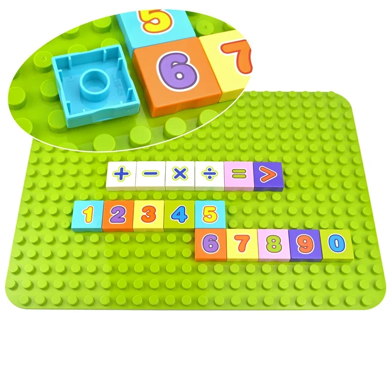 Базовая плита Duploes большого размера кирпичная строительный блок аксессуары для