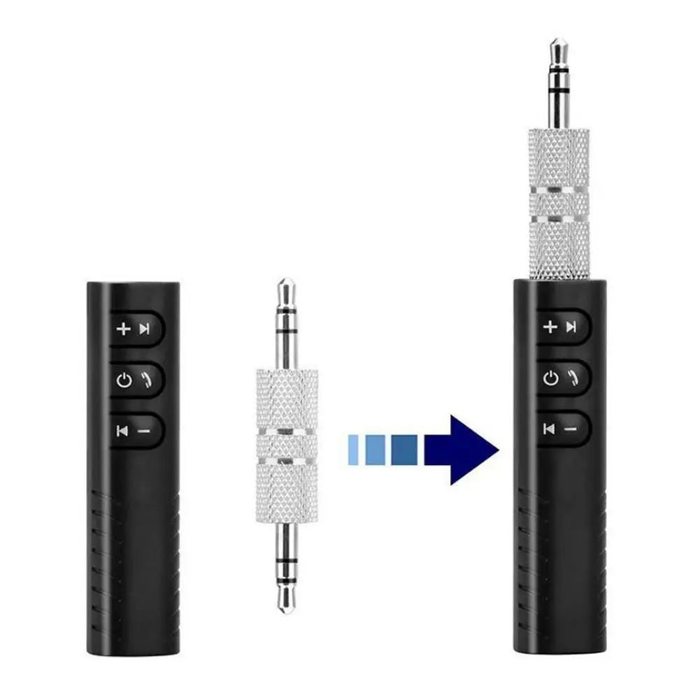 

1PC Metal AUX Bluetooth Receiver Audio Bluetooth Reciever Car Auto mini 3.5mm Bluetooth Adapter