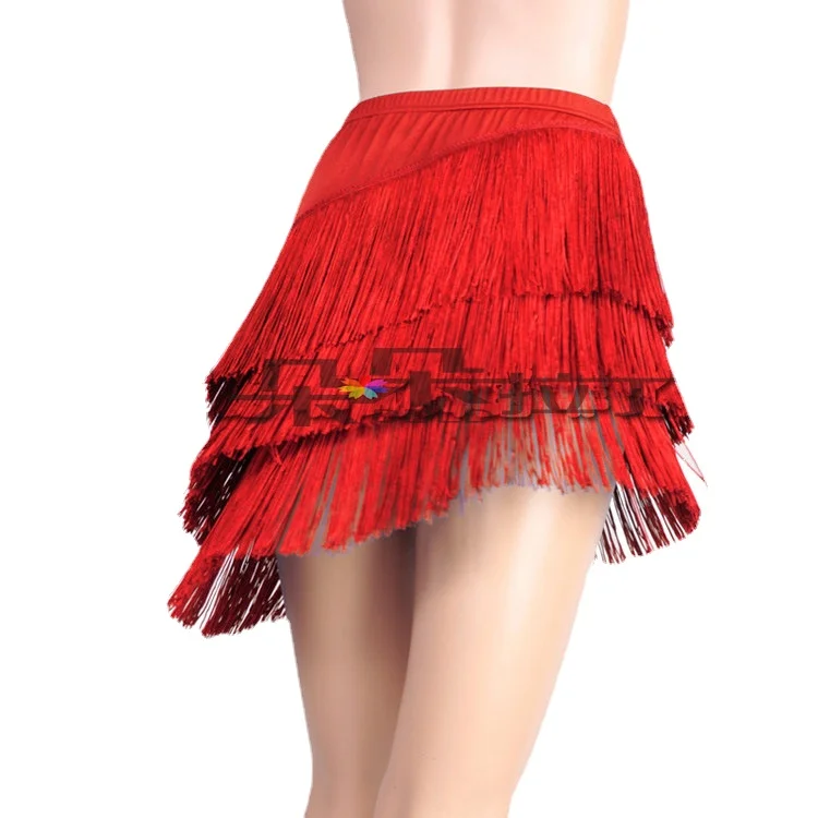 

2022 latin dance costumes Latin fringed skirt sexy skirt adult skirt stage dresses for women party fringe dress women