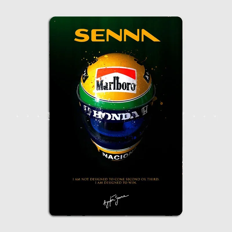 Минималистичное металлическое украшение для гаража Senna декоративный постер