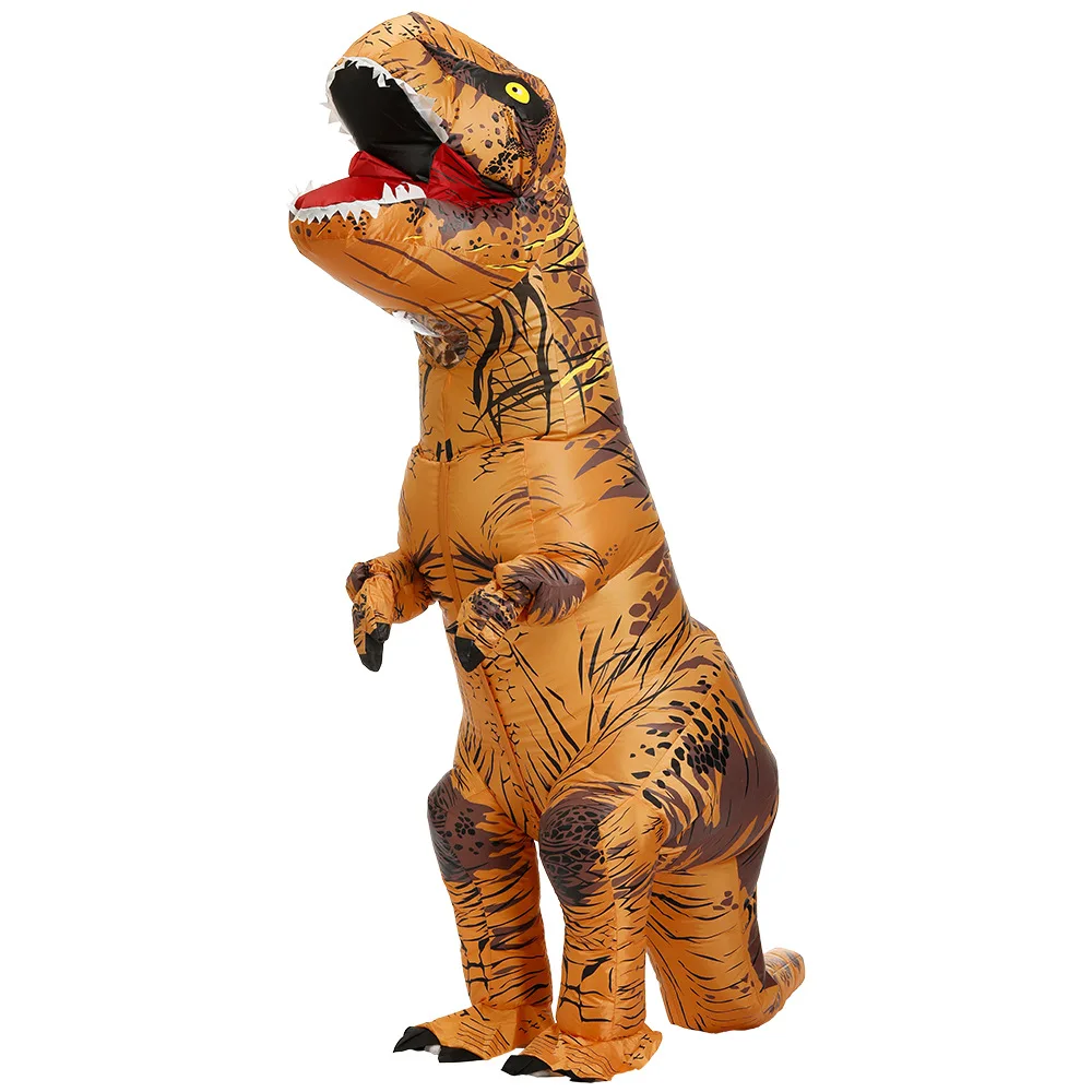Dinosaur Inflatable Costume Fancy Mascot Anime Halloween Party Cosplay Costumes for Adult Kids Interesting Dino Cartoon Suit