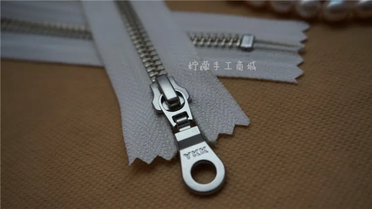 YKK 5 Metal White Copper Closed Zipper 15-50cm Garment Pockets Dedicated Bag Accessories | Zippers