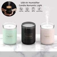 usb creative candlestick atomizing humidifier aromatherapy bedroom living room car decoration mini humidifier