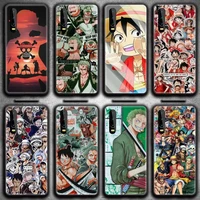 anime one piece luffy zoro phone case for huawei p20 p30 p40 lite e pro mate 40 30 20 pro p smart 2020