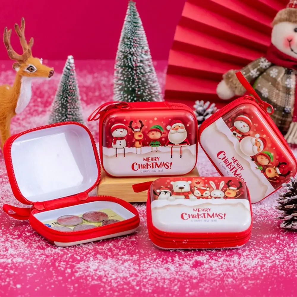 

Box Keyrings Headset Bag New Year Gift Kids Candy Case Headphone Case Mini Wallet Money Bag Christmas Coin Purse