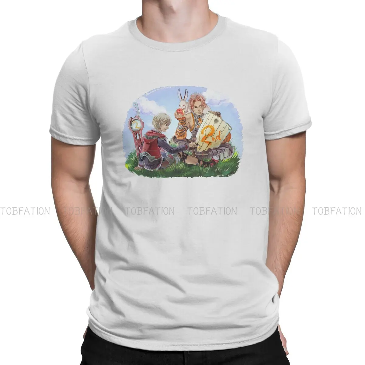 

The Lawn Unique TShirt Xenoblade Chronicles The Game Comfortable Creative Gift Clothes T Shirt Short Sleeve Hot Sale