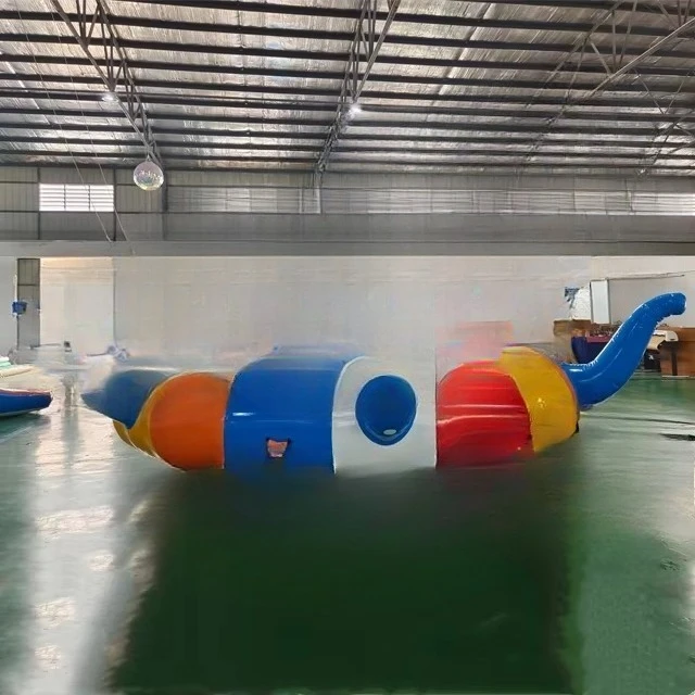 Фото Надувная лодка-батут Crazy Jet Ski Traction Flying Saucer, надувная лодка-банан, надувная лодка-осьминог Disco Boat Traction №2