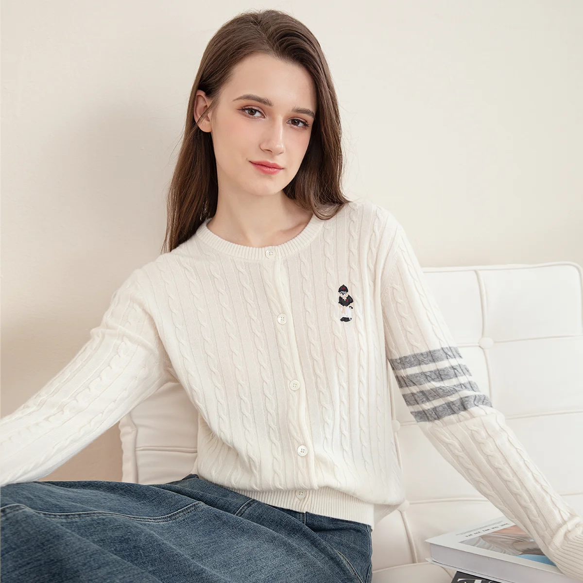 Женский кашемировый кардиган