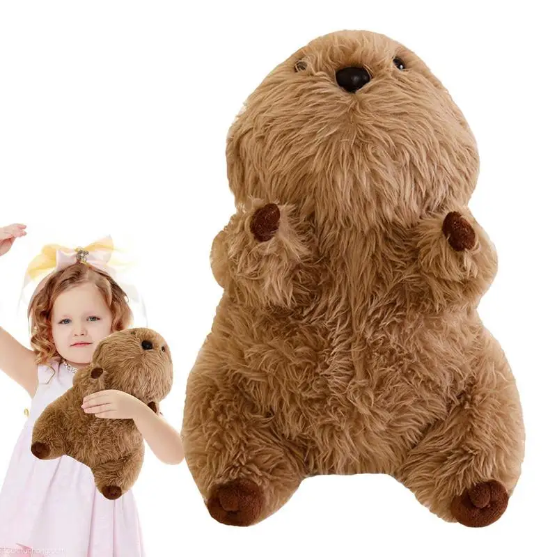 

Мягкая Плюшевая имитация бобра, плюшевая кукла, Рождественский подарок на день рождения для детей, изысканное украшение для дома для мальчиков и девочек