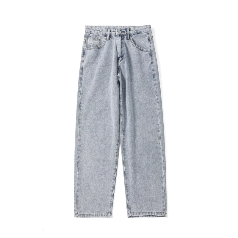 Kakan - Four Seasons Classic Loose Straight Leg Wide Leg Floor Dragging Jeans, Trendy Street Hip Hop Long Jeans K29-N601