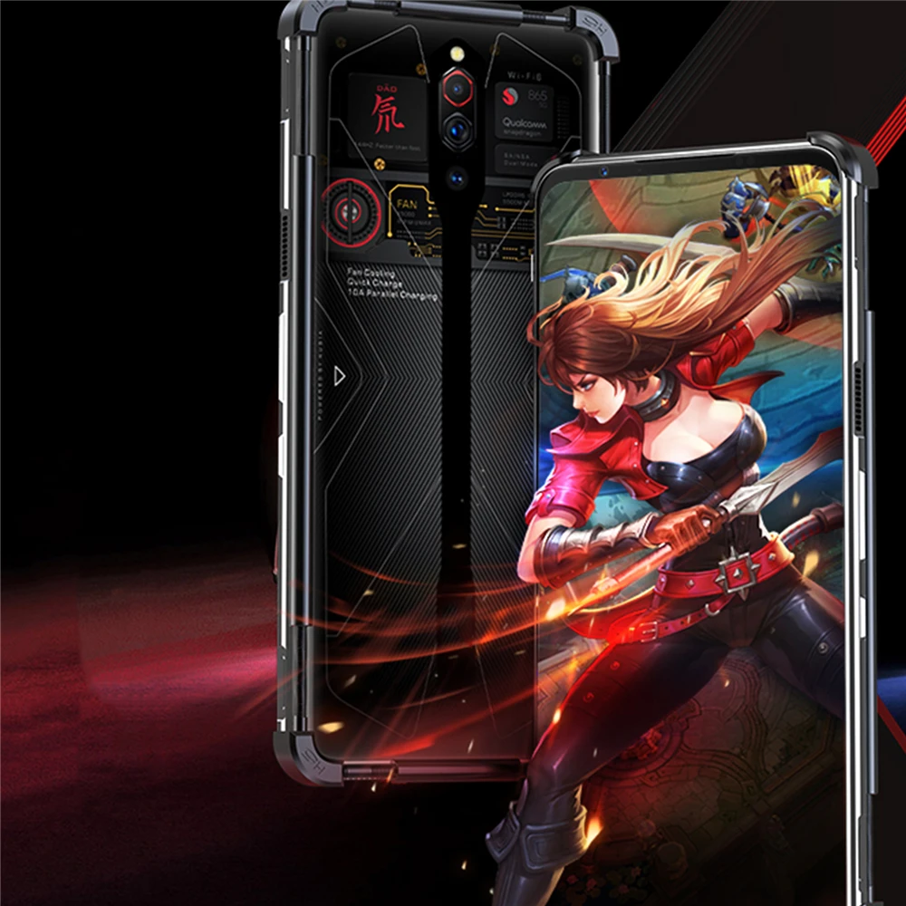 Metal Phone Protective Frame Case For Nubia Red Magic 7 6 5g 5s 6r 3 3s Pro Mars Parts Quick Release Bumper Shockproof Cover