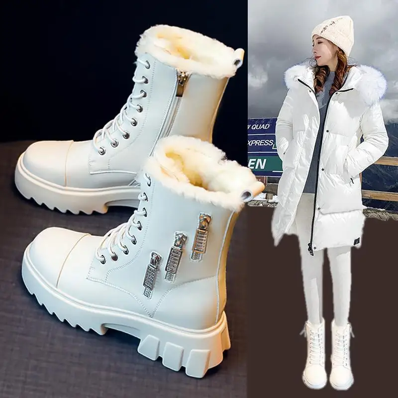 

Ботинки-мартинсы из мягкой кожи, женская обувь, новинка, осень и зима, кашемировые Модные приталенные красивые ботильоны в британском стиле