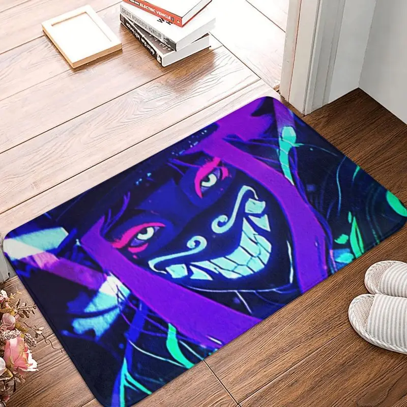 Напольные Противоскользящие коврики LOL KDA Akali для кухни и ванной дома с