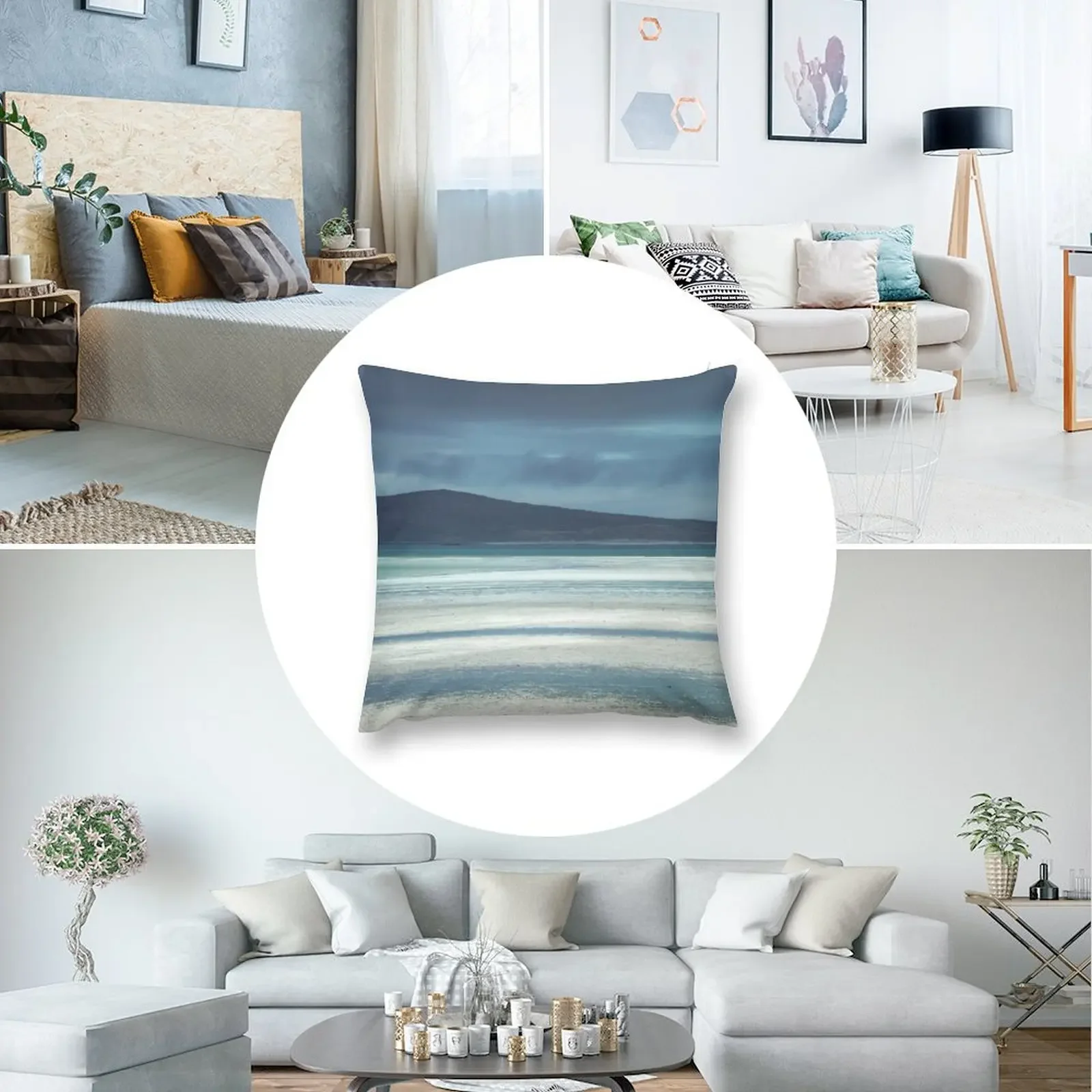 Наружная подушка Hebrides North Uist Clachan Sands Scotland наволочка для дивана чехлы диванов