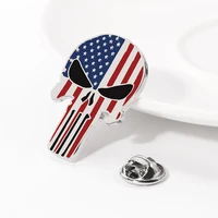 fashion american flag brooch movie with the same jewelry pin accessories popular personality hip hop alloy brooch gift wholesale