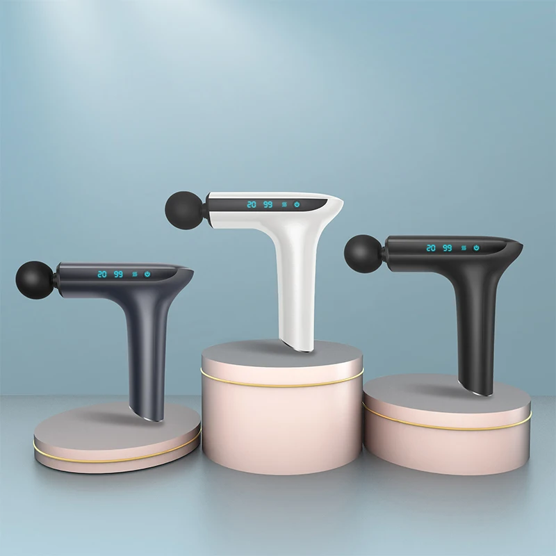 

2022 High Quality Fascia Deep Tissue Professional Sport Vibration Motor Adjustable Head Health Triangle Model Muscle Massage