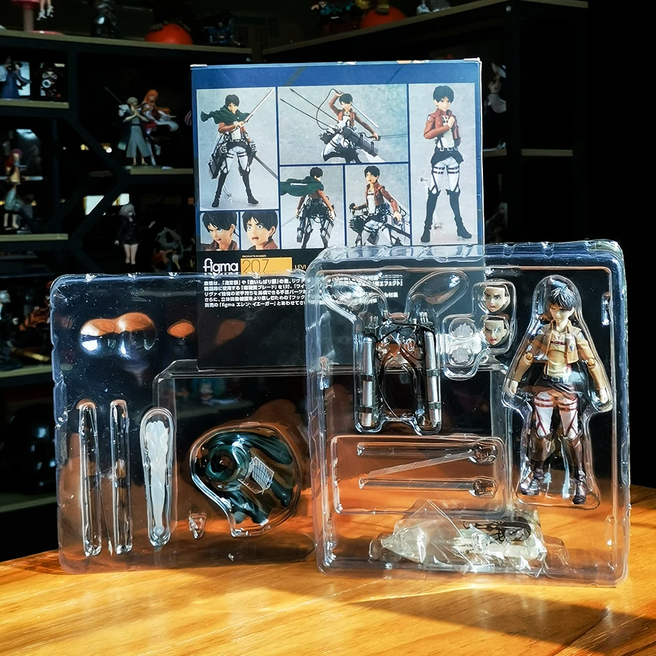 

Figma атака на Титанов Эрен джейгер 207 Mikasa Ackerman 203 Леви Аккерман 213 с аксессуарами экшн-фигурка игрушка декоративная Модель Кукла