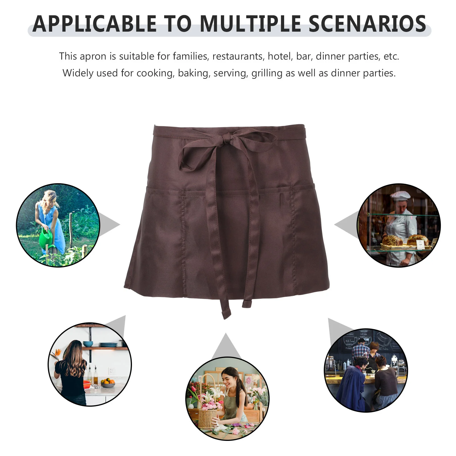 Фартук официантки регулируемый для мужчин универсальные фартуки шеф-повара на