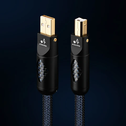 ATAUDIO HiFi USB 2.0 аудио кабель из чистого серебра