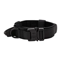 leash pet supplies dog collar anti lost walking adjustable belt training metal buckle outdoor with handle dog patrolling hiking