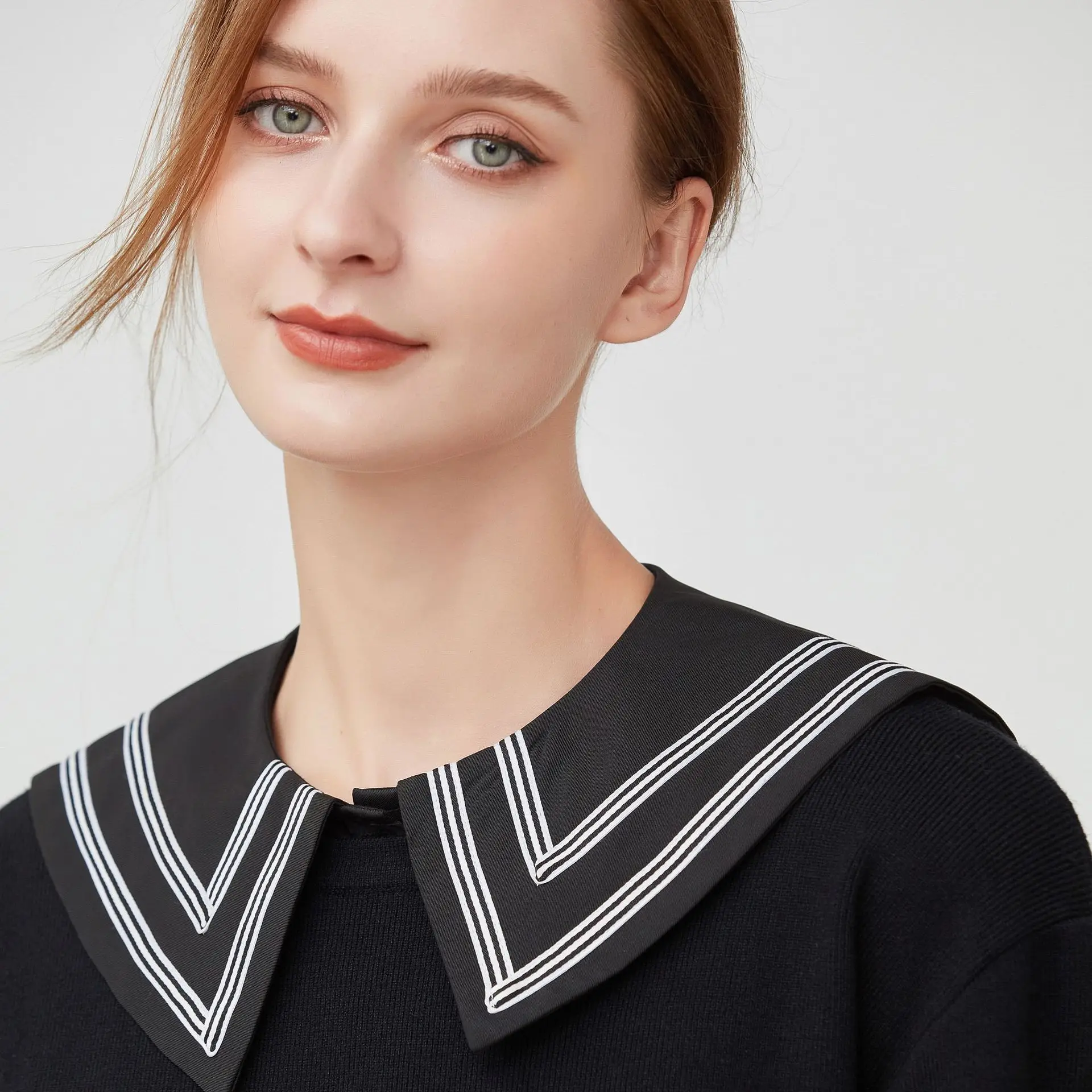

2023 Women Shirt Detachable Collar Lapel Blouse Tops Fake Collar Neckwear Clothing Decorative Female Removable Flase Collar