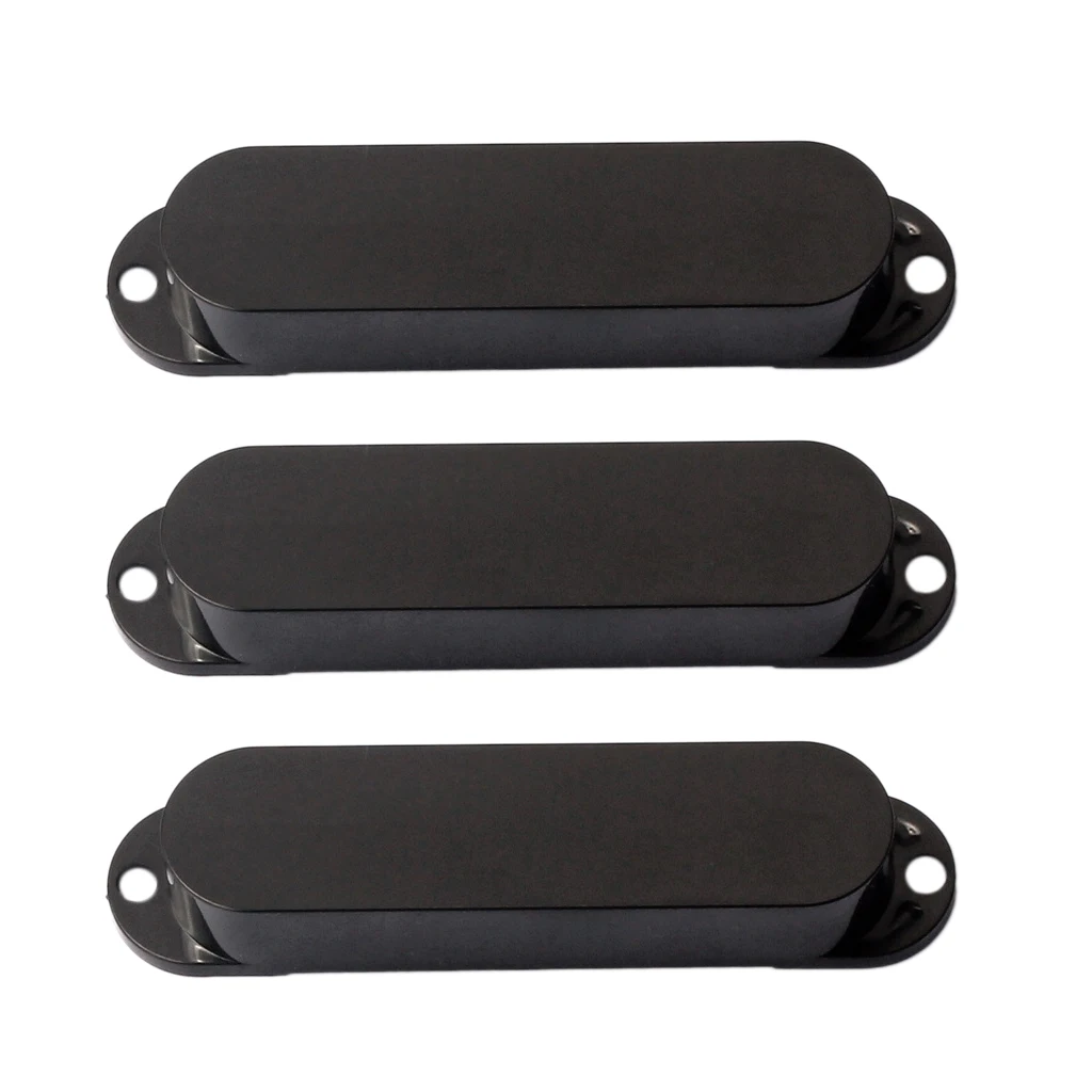 

Black St Closed Single Coil Pickup Cover Sealed Pickup Covers