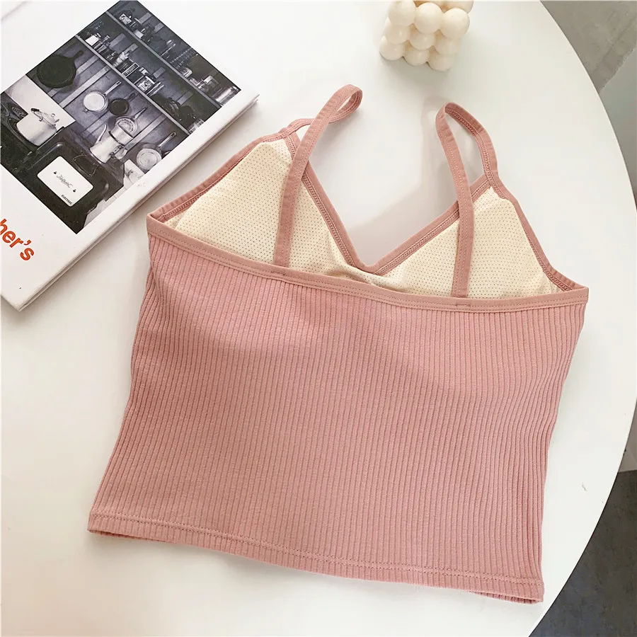Женская Трикотажная майка летние укороченные топы для девочек Женский Тонкий