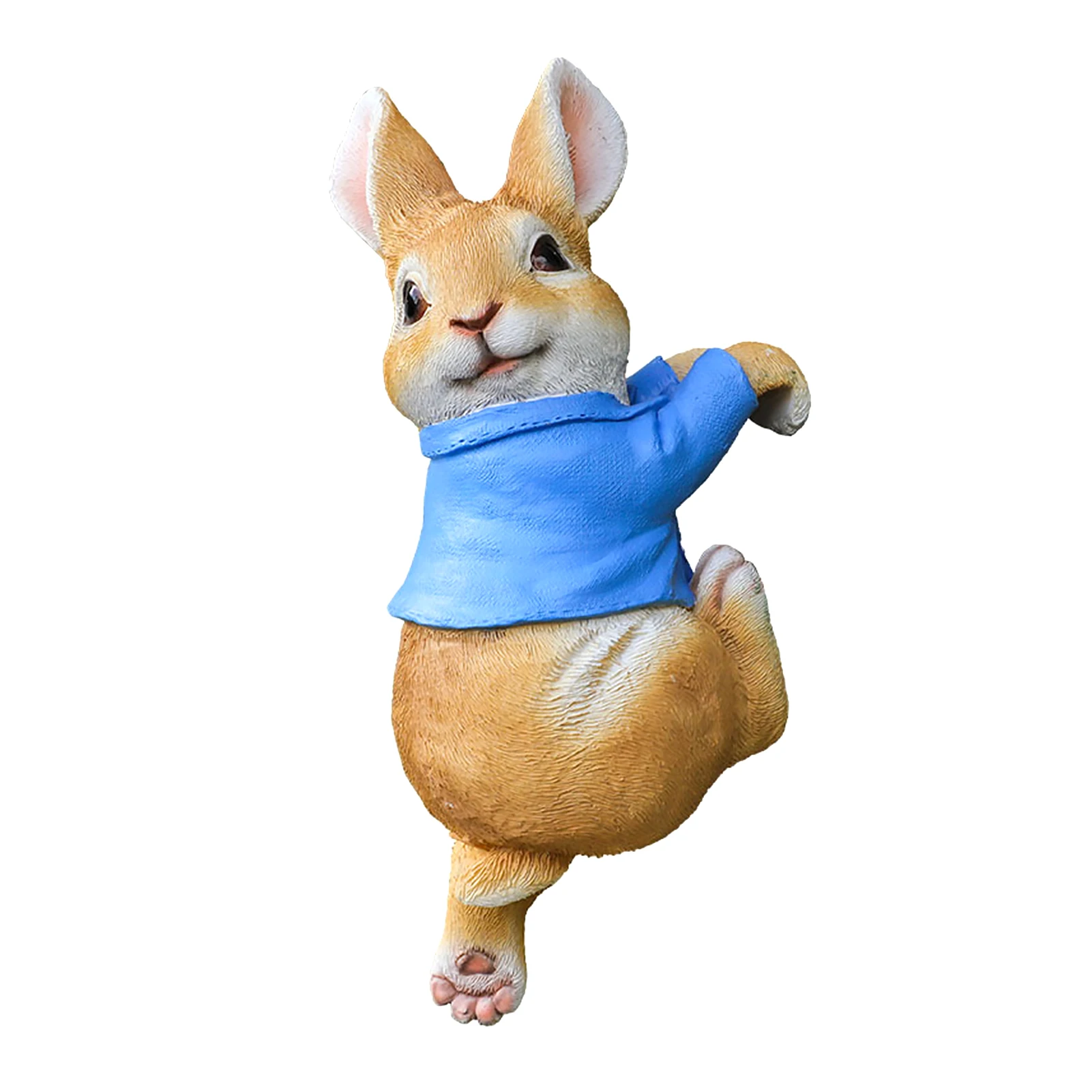 

Декоративная статуя для скалолазания по дереву, подарок в виде животного из смолы, уличная садовая статуя кролика, лягушки, подвесное украш...