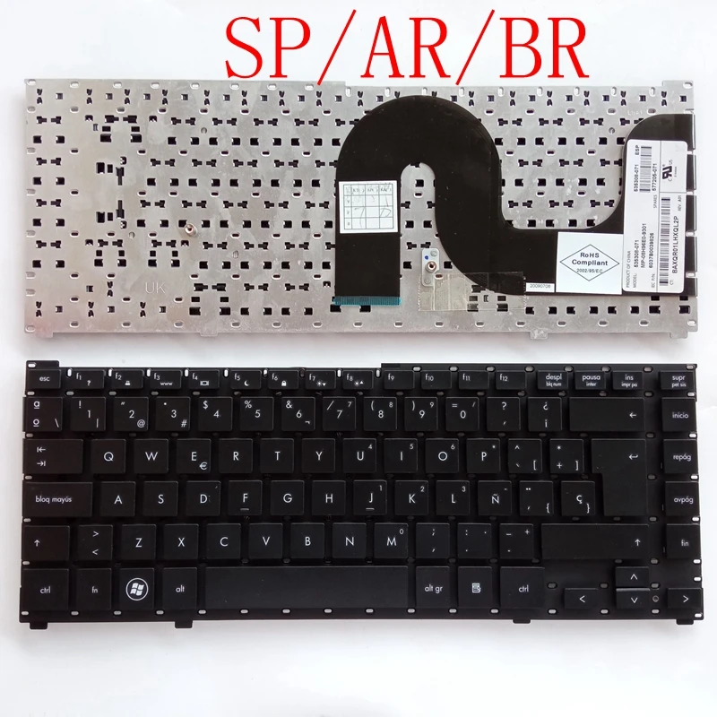 SP/AR/BR испанская клавиатура для ноутбука HP probook 4310 4310S 4311 4311S