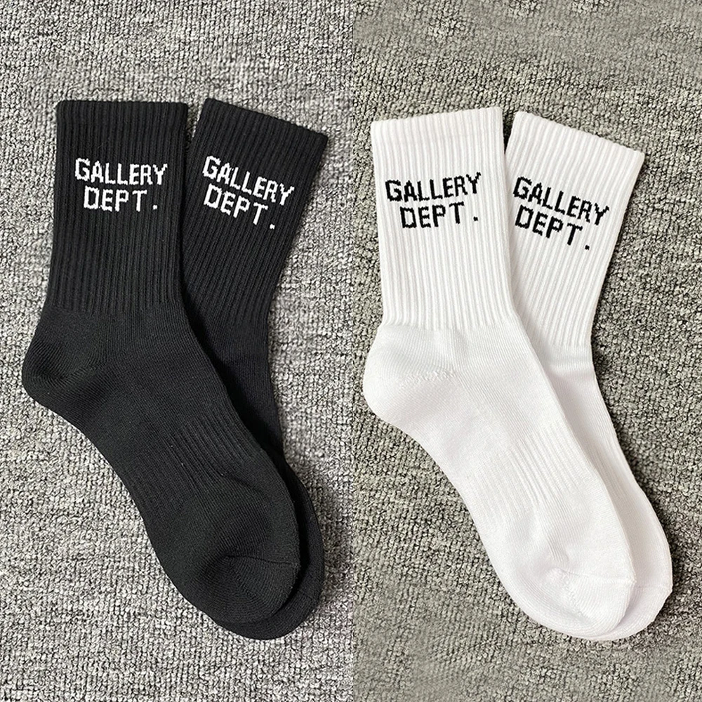 2Pairs/Set 2023 NEW Gallery Dept Tide Men Women Style Letter Socks Letters Merch Accessories Cozy Socks Soft Wonderful