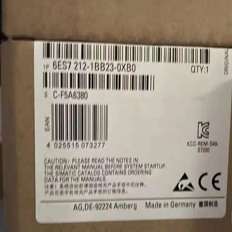 

Новый оригинальный 6ES7212-1BB23-0XB8 6ES7212-1AB23-0XB 8 CPU