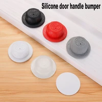 1pc round silicone door handle bumpers self adhesive protection pad mute sticker wall protector pad 4 8cmx4 8cm