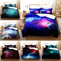 galaxy bedding set universe outer space duvet cover for adult kids twin queen king single size