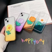 simple style sunflower tpu mobile phone case soft case for for 13 12 11pro max xr 78plus