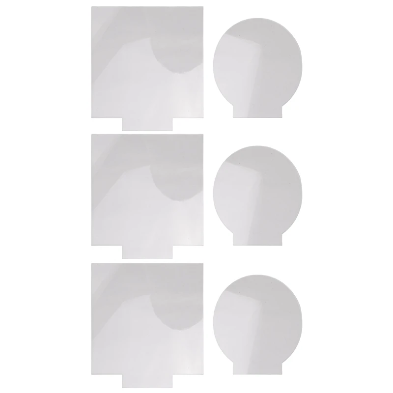 

2Mm Acrylic Sheet Clear Cast For Plexiglass With Double Sided Protective For LED Light Base Signs DIY Display 6 Pcs
